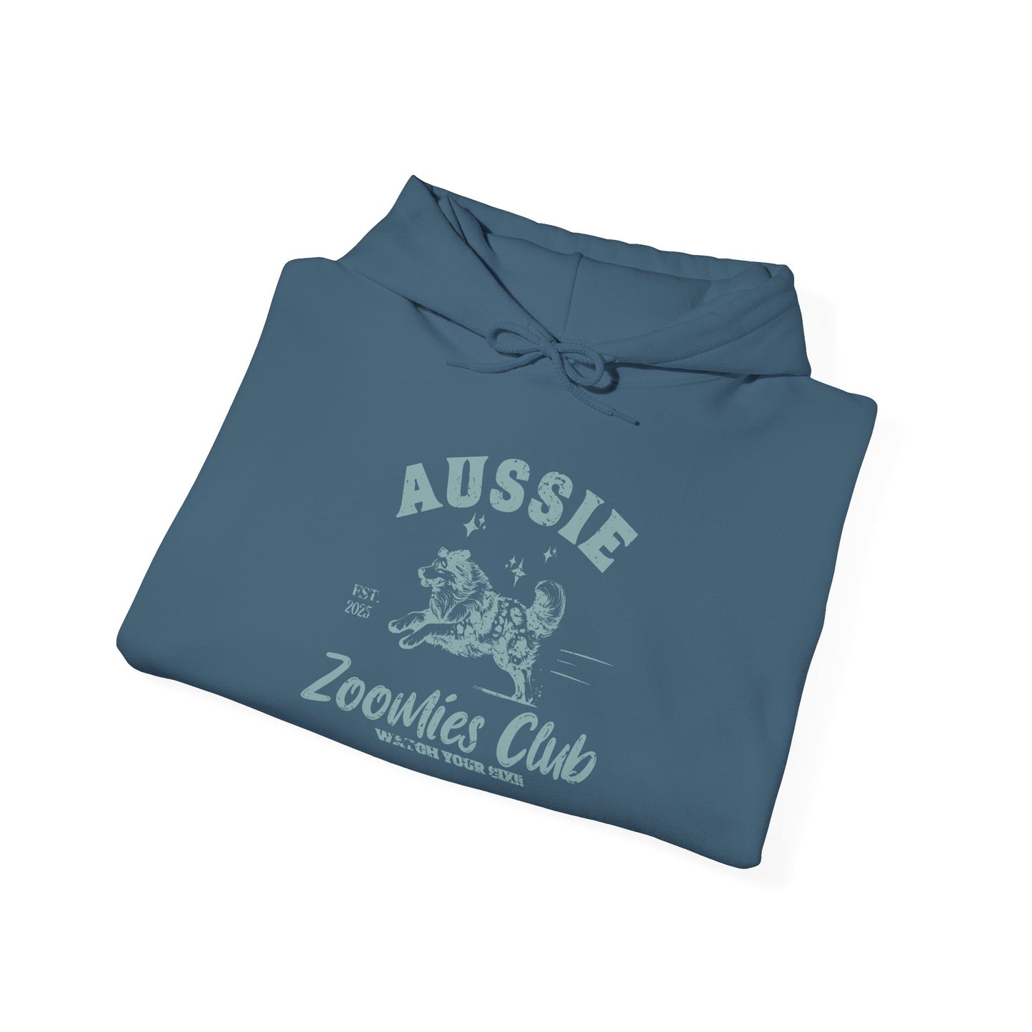 Aussie Zoomies Club Heavy Blend Hooded Sweatshirt