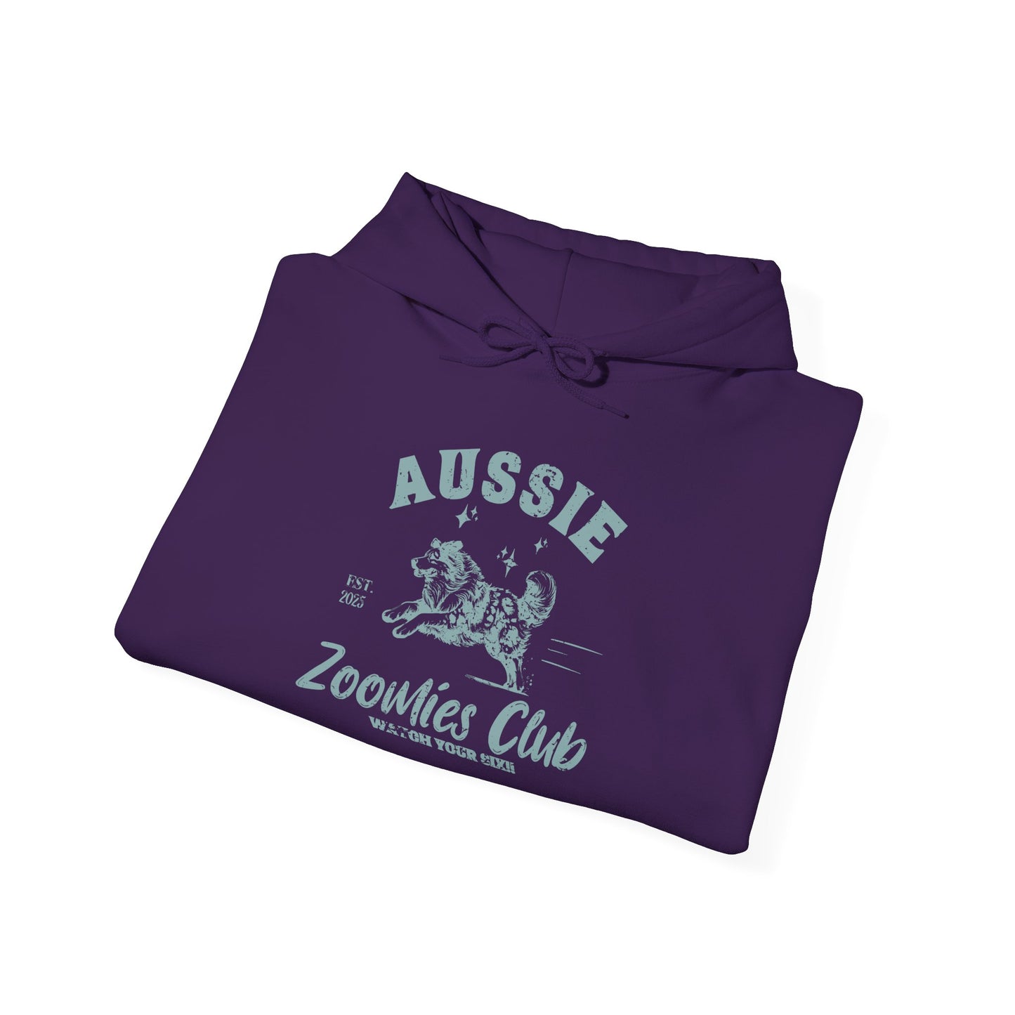 Aussie Zoomies Club Heavy Blend Hooded Sweatshirt
