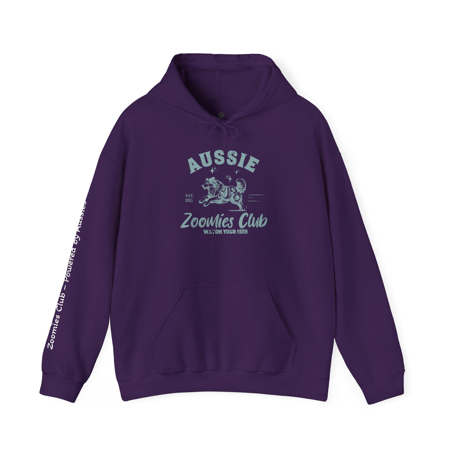 Aussie Zoomies Club Heavy Blend Hooded Sweatshirt