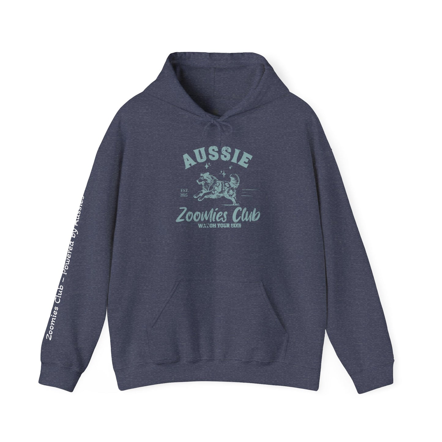 Aussie Zoomies Club Heavy Blend Hooded Sweatshirt